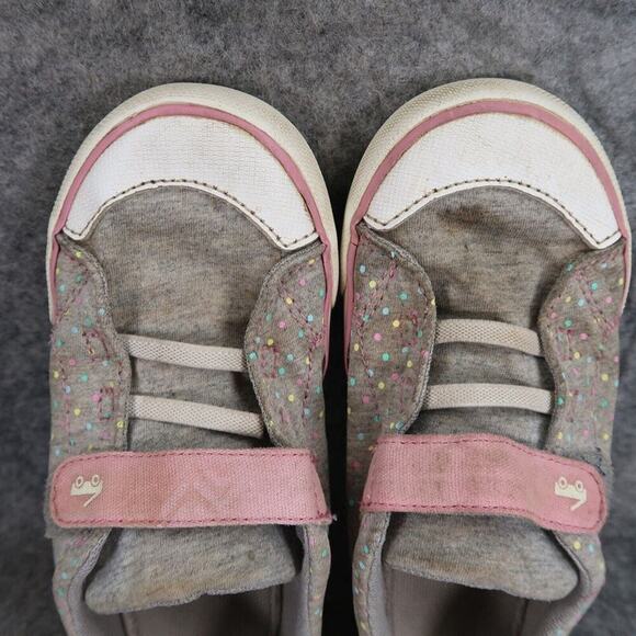 See Kai Run Shoes Kids 12 Sneakers Polka Dot Casual Toddler Girls Active Flats - Picture 8 of 12